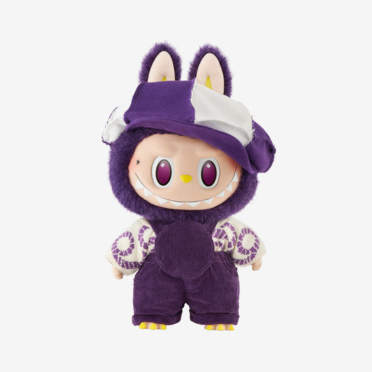 Labubu Fashion Plush – Mixed Material Vinyl Figure with Designer Textile Outfit