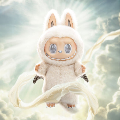 Labubu The Monsters Angel In Clouds Plush Display Doll with Vinyl Face