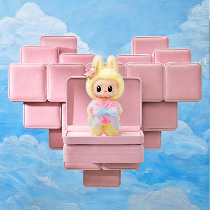 Labubu The Monsters Let's Checkmate Series Vinyl Plush Hanging Card – Mini Character Display Accessory